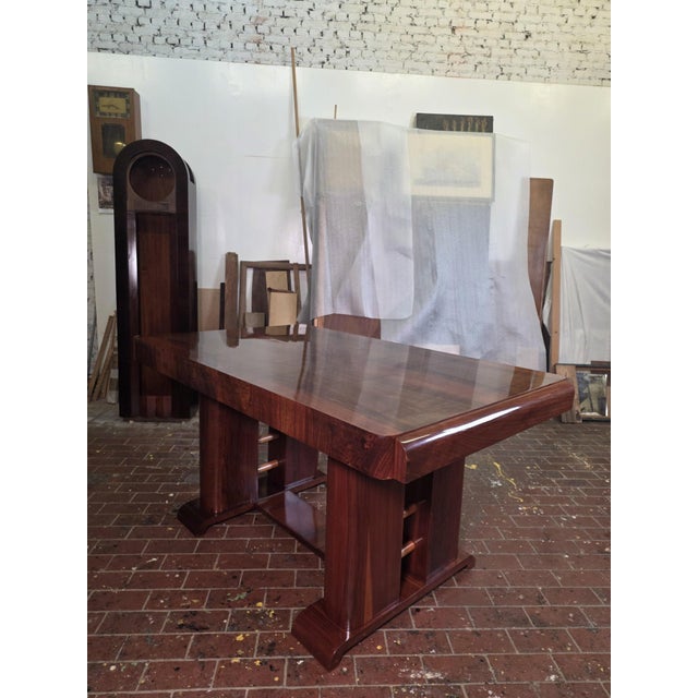 Art Deco Walnut Table, 1930s For Sale - Image 3 of 17
