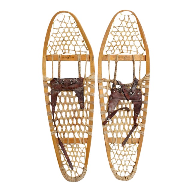 Snow Shoes Gros Louis Set Q 30 X 10 X 2 For Sale