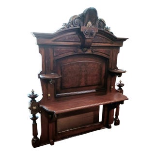 Renaissance Sideboard or Mantel or Bed Headboard Top Only For Sale
