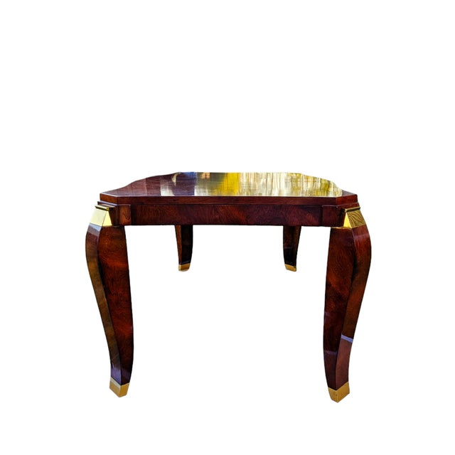 Vintage Art Deco Dining Table by Maurice Rinck, 1930s For Sale - Image 3 of 7