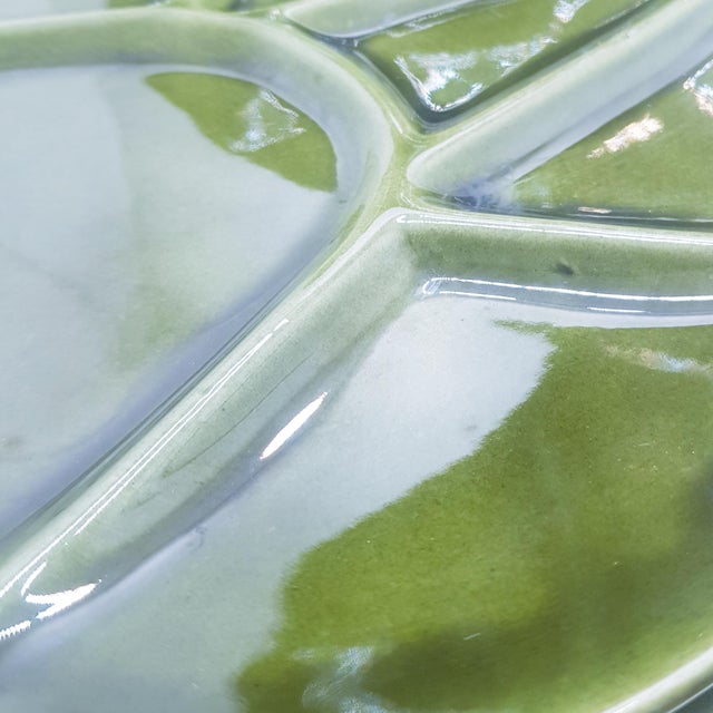 Ceramic Niderviller Abstract Fondue Plates, 1960s, Set of 6 For Sale - Image 7 of 8