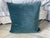 Blue Velvet Pillows For Sale In Austin - Image 6 of 6
