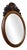 Antique French Walnut Ornate Wall Mirror For Sale