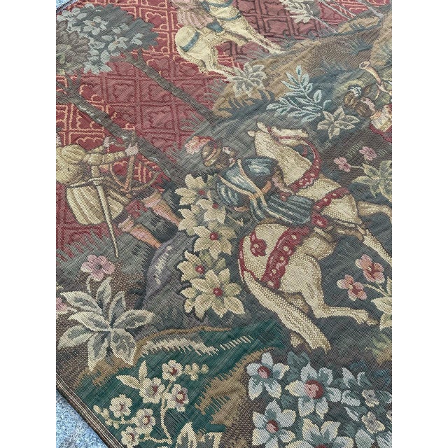 Vintage Aubusson Jaquar Tapestry, 1960s For Sale - Image 17 of 18