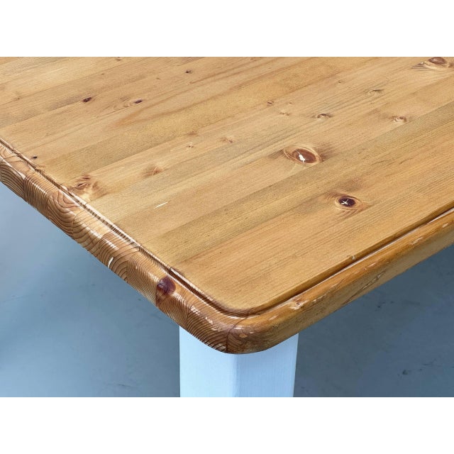Large Country-Style Dining Table in Wood, 1980s For Sale - Image 16 of 18