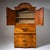 Baroque Secretaire with Upper Cabinet in Walnut, 1700s For Sale - Image 5 of 10