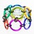 Metal David Spada Modernist Rainbow Multicolor Aluminum Bangle Bracelet For Sale - Image 7 of 14