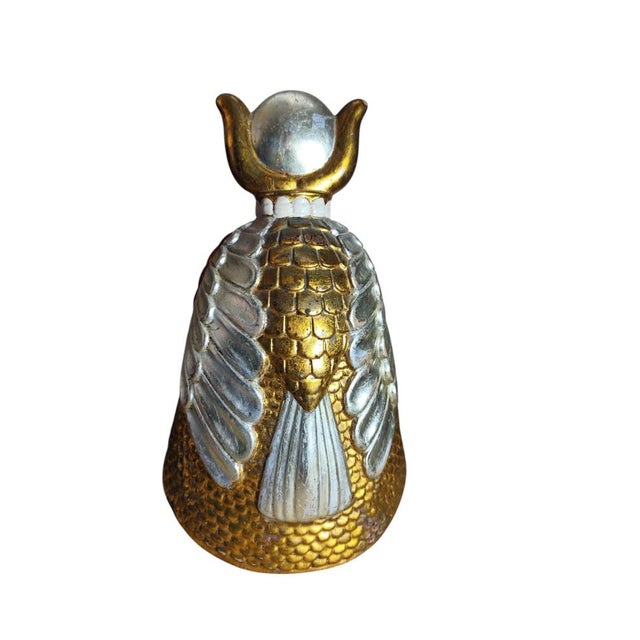 Bust of Cleopatra in Gold, 1950s For Sale - Image 9 of 11