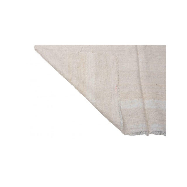 Vintage Modern Turkish Hemp Kilim Rug - 4`9" X 10`1" For Sale In Los Angeles - Image 6 of 6