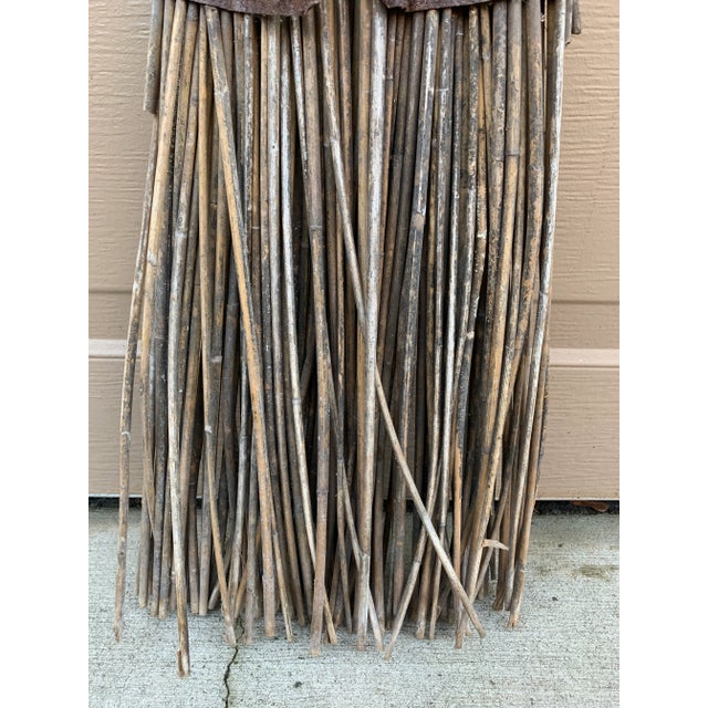 Early 19th Century Early 19th Century Rustic Handmade Twig Broom With Exceptional Patina For Sale - Image 5 of 10