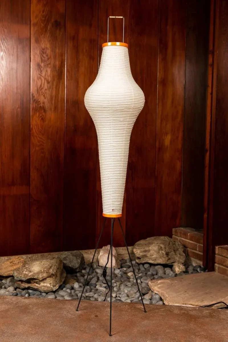 Isamu Noguchi Akari 14a Floor Lamps - a Pair | Chairish