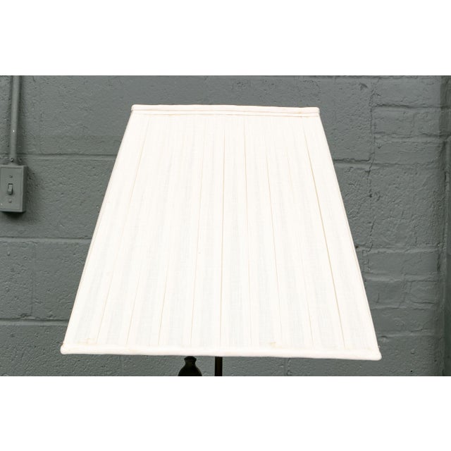 Vintage Mediterranean Revival Style Wrought Iron Floor Lamp For Sale - Image 10 of 10