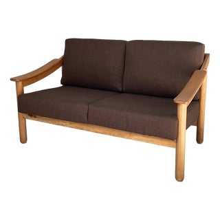 Mid-Century Modern Italian Loden Sofa by Vico Magistretti for Cassina, 1960s For Sale
