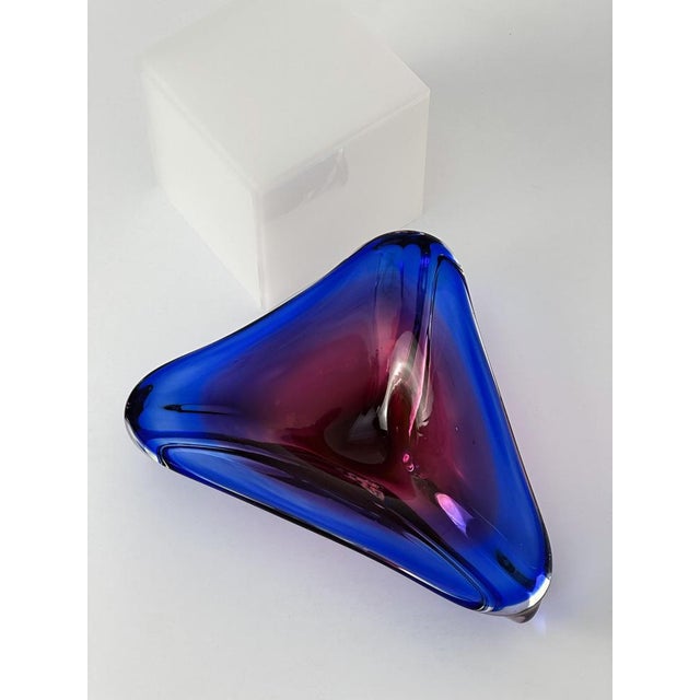 Vintage Italian Murano Glass Bowl, 1970s For Sale - Image 3 of 10