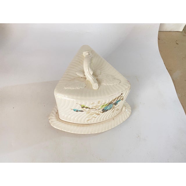 Ceramic Cheese Tray in Ceramic in White Color, France, 1970s For Sale - Image 7 of 14