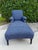Antique English Upholstered Armchair and Oversized Ottoman For Sale - Image 10 of 12