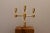Mid-Century Modern Vintage Swedish Brass Three-Arm Candelabra by Gusum, 1974 For Sale - Image 3 of 7