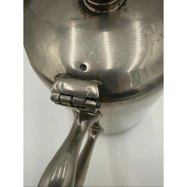 Silver Moroccan Berrad Silver-Plated Teapot Set, 4 Pieces For Sale - Image 8 of 11