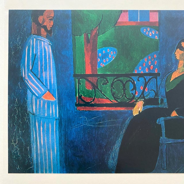 The School of Paris Henri Matisse Vintage 1981 First Edition Postimpressionist Lithograph Print " Conversation " 1909 For Sale - Image 3 of 10
