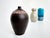 Brown Studio Ceramic Vase with Incised Decoration by Ilse Grohmann, Germany, 1960s For Sale - Image 9 of 11