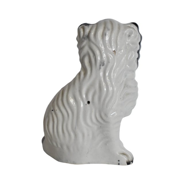 Black Chester the Black & White Staffordshire Dog and His Portrait by Susannah Carson For Sale - Image 8 of 12