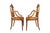 Mid 20th Century Mid 20th Century Pair of George III Style Painted Satinwood Armchairs For Sale - Image 5 of 6