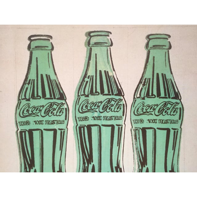 1990s Andy Warhol Foundation Vintage 1998 Lithograph Print Framed Pop Art Poster " Coca - Cola " 1962 For Sale - Image 5 of 13