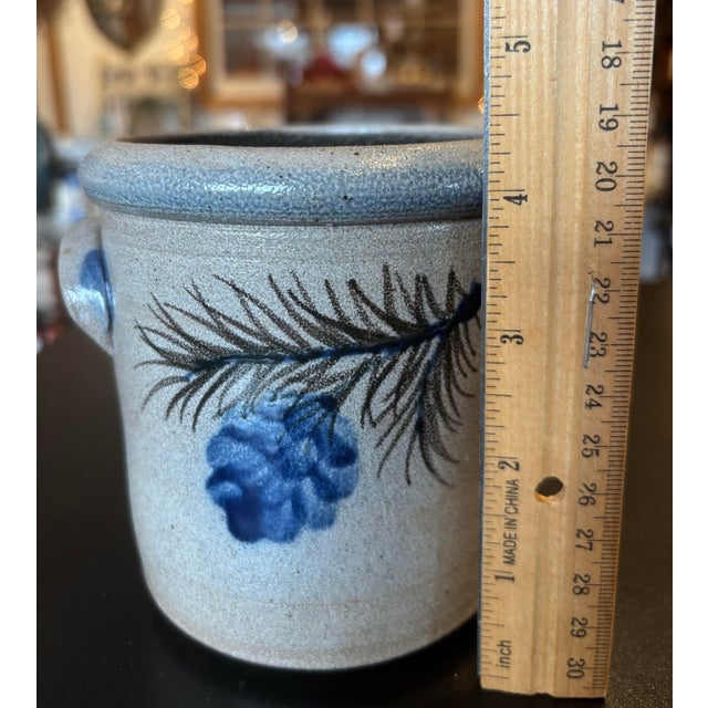 Ceramic Rowe Pottery Pinecone Crock For Sale - Image 7 of 8
