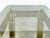 Mid 20th Century Attributed Mastercraft Brass & Glass Console Table For Sale - Image 11 of 11