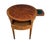 French Louis XVI Style Tulipwood Marquetry Veneered Circular Side Table For Sale - Image 4 of 9