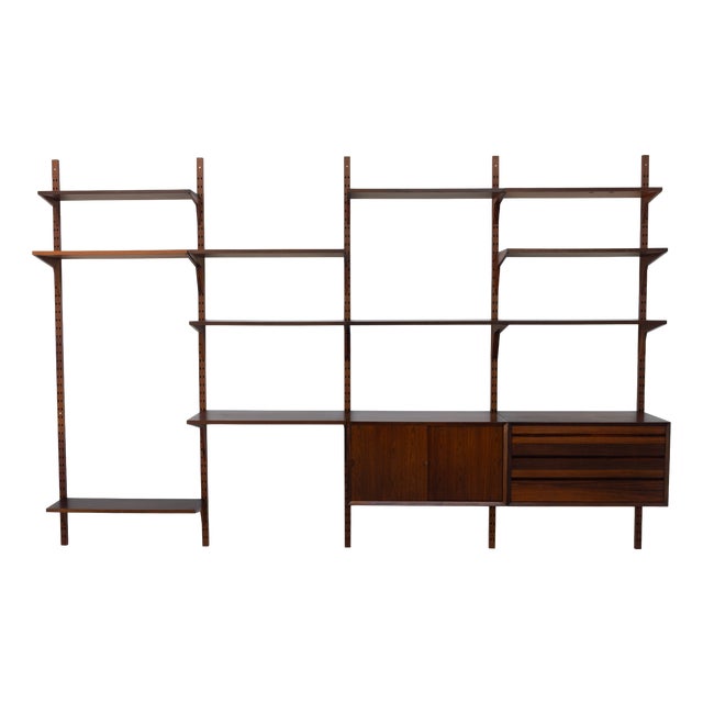 Vintage Danish Pau Ferro Modular Wall Unit by Poul Cadovius for Cado, 1960s For Sale