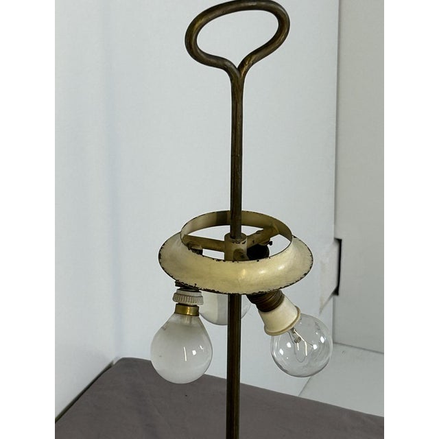 Brown Arenzano Table Lamp by Gardella for Azucena, 1950s For Sale - Image 8 of 12