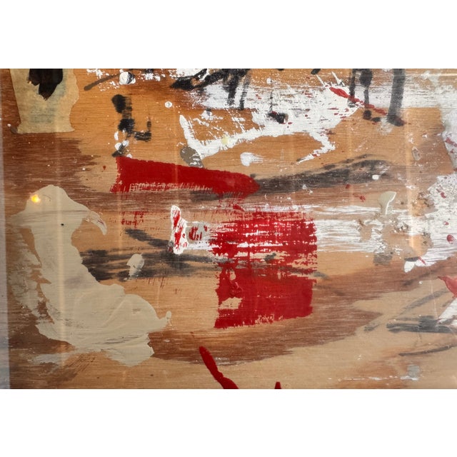 Assemblage on Layered Plywood, Mixed Media Painting by J. Rogers 2010 For Sale - Image 4 of 13