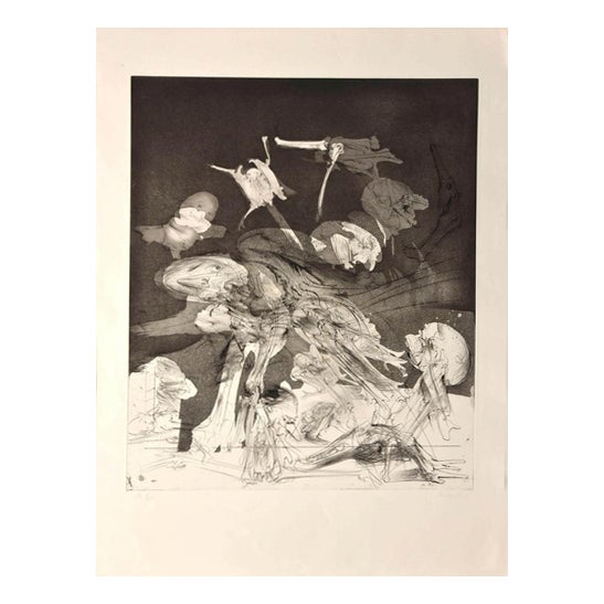 Dado (Miodrag Djuric), Untitled, Etching, 1980 For Sale