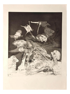 Dado (Miodrag Djuric), Untitled, Etching, 1980