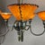 Metal Swedish Grace Ceiling Lamp by Harald Notini for Böhlmarks. Sweden, 1925 For Sale - Image 7 of 8