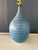 1970s 1970s Design Technics Teardrop Shaped Table Lamp With a Glaze of Blues & Gray, Unmarked For Sale - Image 5 of 8