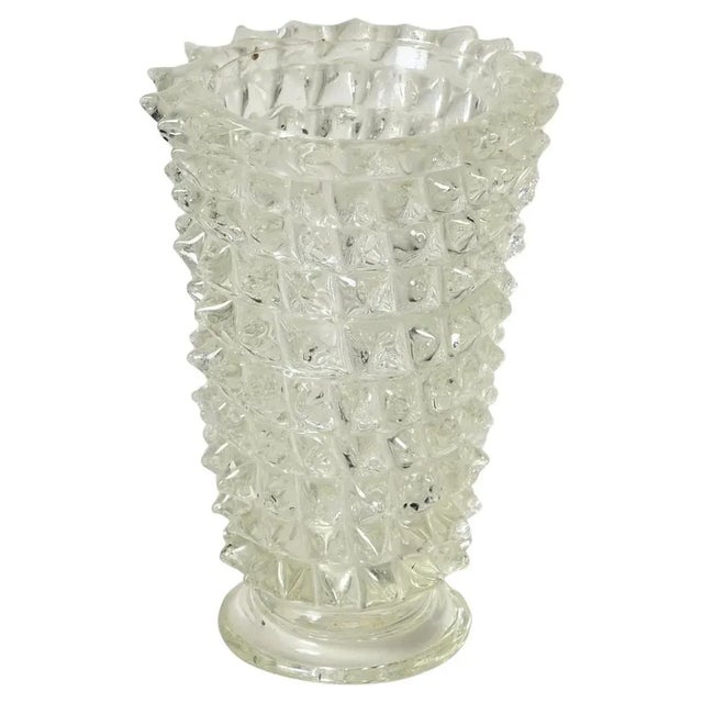 Italian Murano Glass Vase by Ercole Barovier for Barovier & Toso, 1940s For Sale - Image 12 of 12