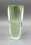 Mid 20th Century Flavio Poli Seguso Heavy Murano Sommerso Green Faceted Glass Vase For Sale - Image 5 of 8