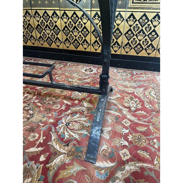 Period: 20th century Style: Modern Art Condition: Excellent condition Material: Wrought iron Length: 220Height: 81Depth:...