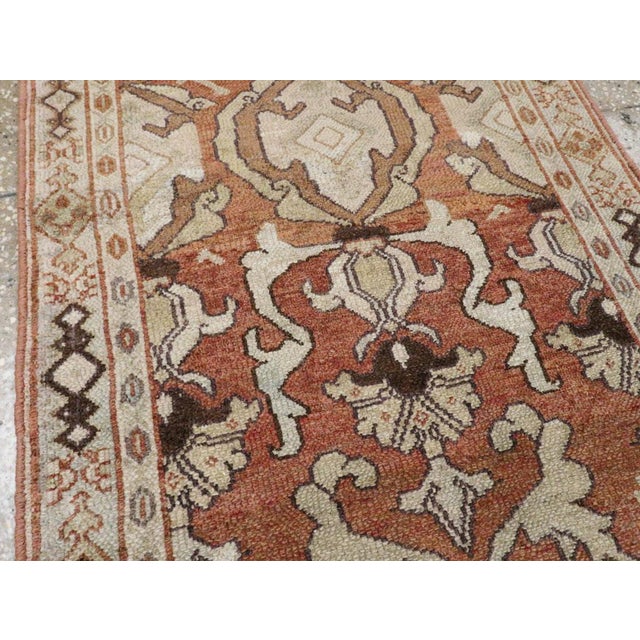 Galerie Shabab Collection Early 20th Century Persian Malayer Runner For Sale - Image 4 of 8
