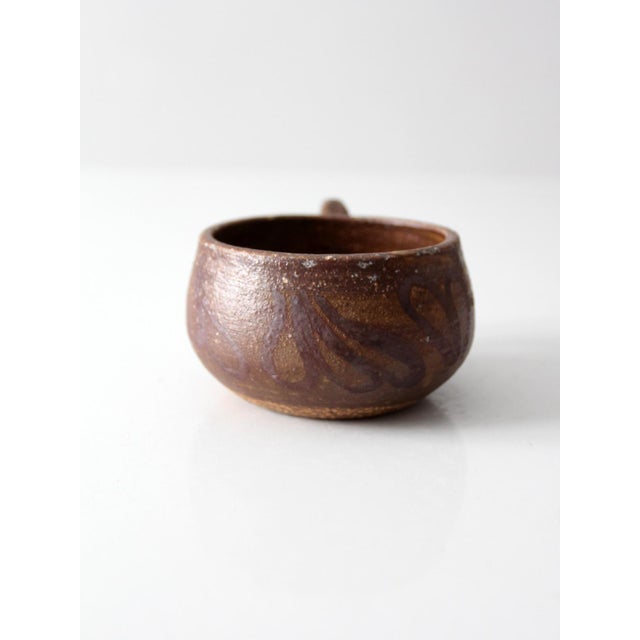 Vintage Studio Pottery Mug For Sale - Image 10 of 11