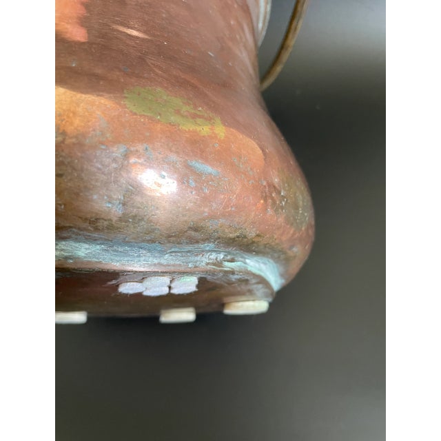 Antique 19th Century Persian Tinned Copper Cauldron For Sale - Image 11 of 13