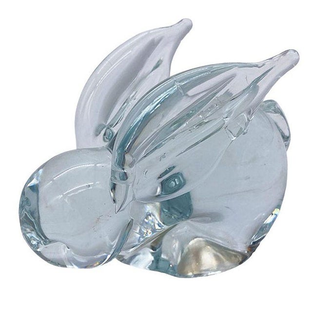 1970s Set of 11 Rare Modernist Glass & Lucite Bunny Rabbit Figural Collection For Sale - Image 15 of 18