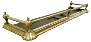 Large Victorian Brass Fender, 1880