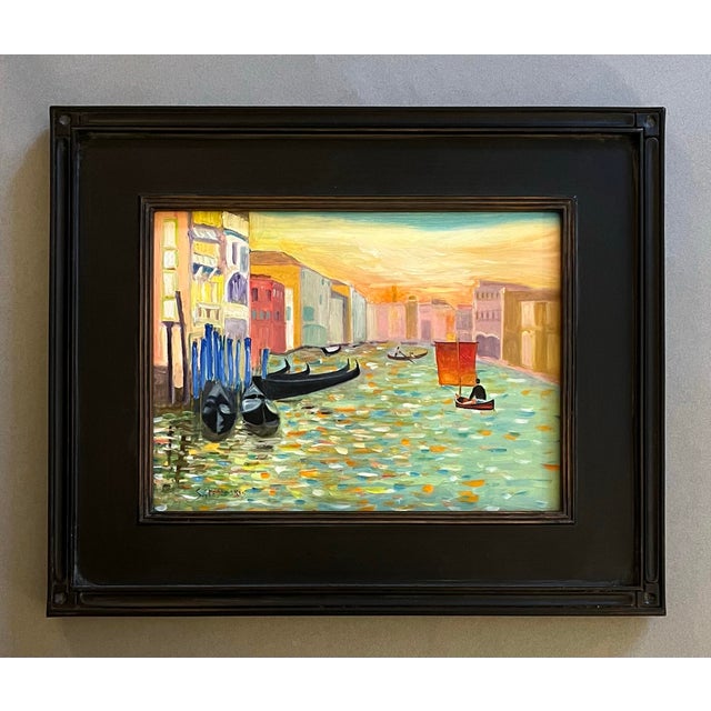 Traditional Oil Painting Titled ‘Lost in Venice’ by Satori Gregorakis For Sale - Image 3 of 3