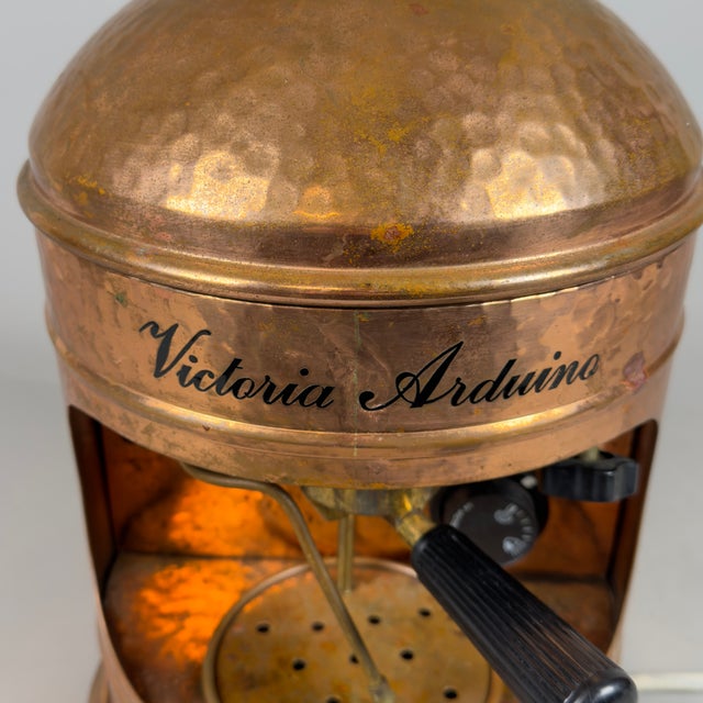 Espresso Machine in Hammered Copper from Victoria Arduino, 1960s For Sale - Image 14 of 17