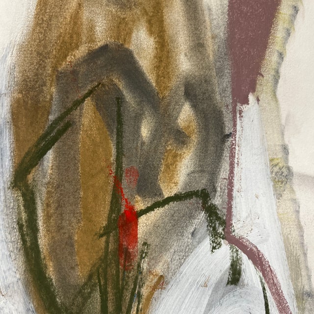 Mixed Media Abstract Painting Pelican by Melanie Brown For Sale - Image 4 of 4