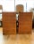 Brown Vintage Rattan Nightstands/Shelving With Brass Corners - a Pair For Sale - Image 8 of 12