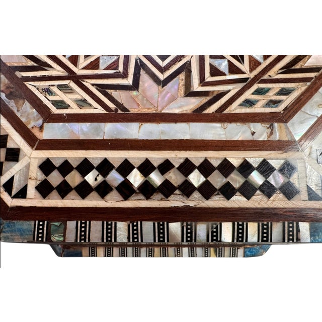 Early 20th Century Magestic Syrian Inlaid Treasure Boxes For Sale - Image 9 of 17